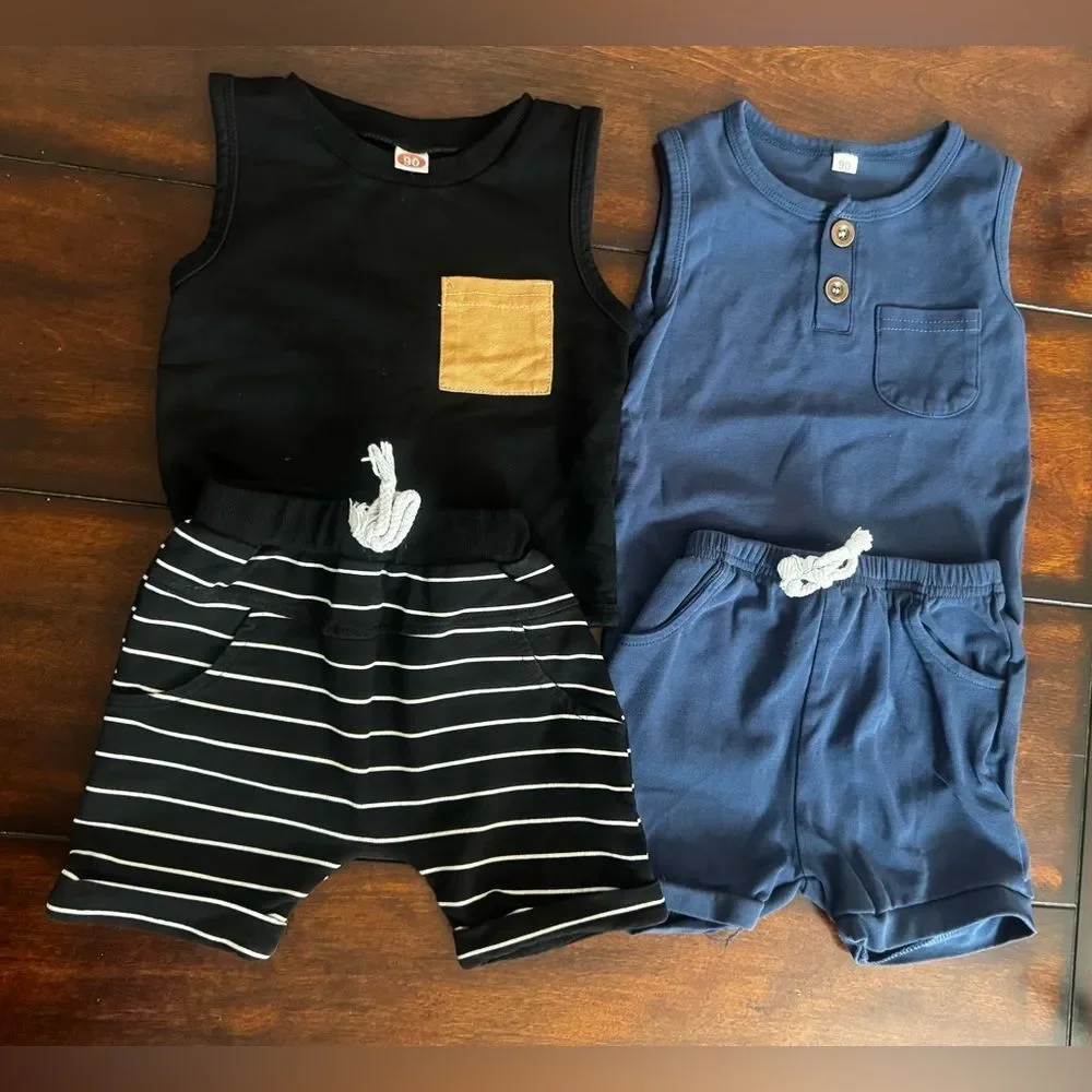 Boys' Clothing Set - Size 90 - 7 Total Pieces